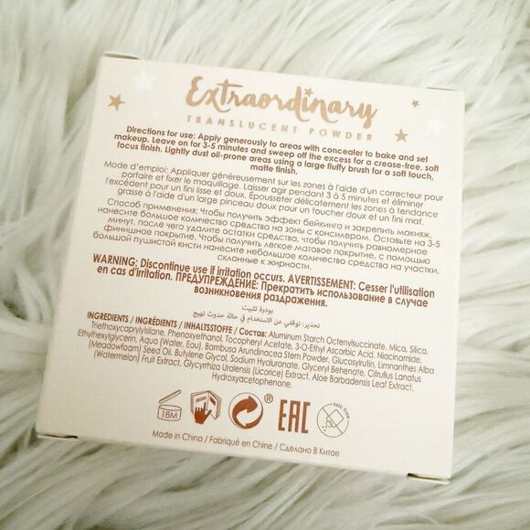 CIATE | Extraordinary Translucent Vegan Clear Setting Powder | 0.52 Oz (15g) - Picture 3 of 9